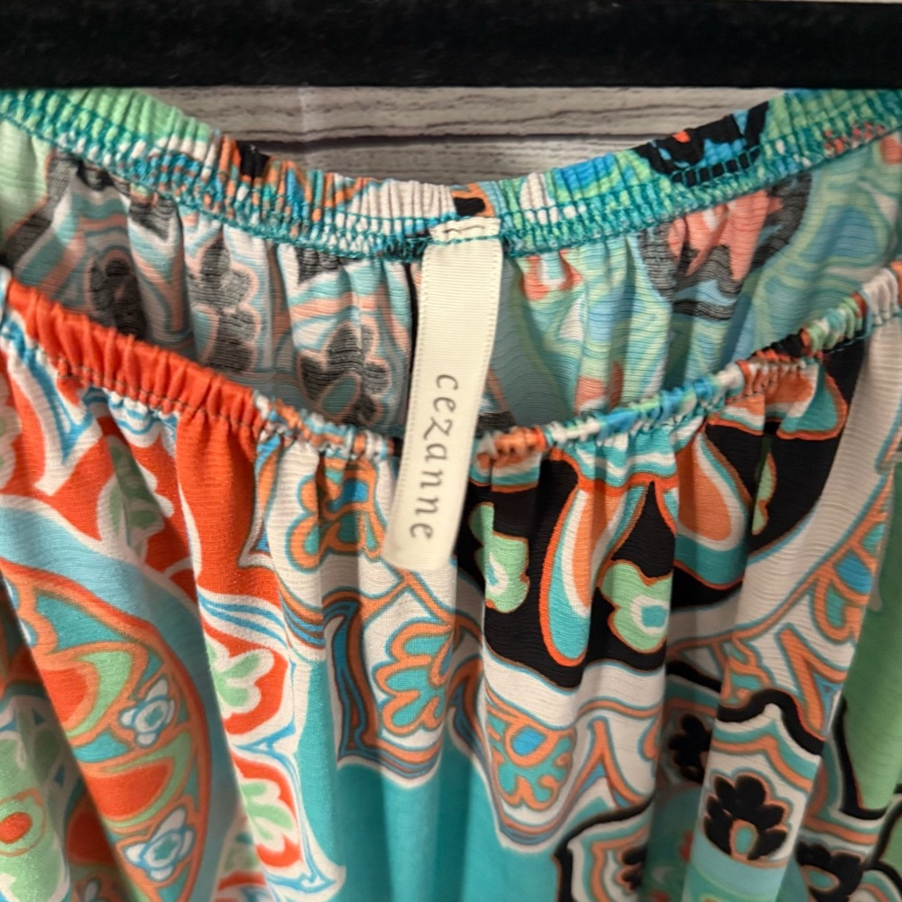 Cezanne Multicolor Patterned Skirt - Picture 5 of 5